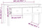 vidaXL - Salontafel - 102x49x55 - cm - massief - grenenhout - honingbruin