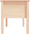 vidaXL - Salontafel - 102x49x55 - cm - massief - grenenhout
