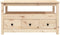vidaXL - Salontafel - 102x49x55 - cm - massief - grenenhout