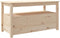 vidaXL - Salontafel - 102x49x55 - cm - massief - grenenhout
