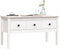 vidaXL - Salontafel - 102x49x55 - cm - massief - grenenhout - wit