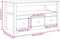 vidaXL - Salontafel - 102x49x55 - cm - massief - grenenhout - wit