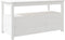 vidaXL - Salontafel - 102x49x55 - cm - massief - grenenhout - wit