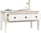 vidaXL - Salontafel - 102x49x55 - cm - massief - grenenhout - wit