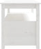 vidaXL - Salontafel - 102x49x55 - cm - massief - grenenhout - wit