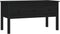 vidaXL - Salontafel - 102x49x55 - cm - massief - grenenhout - zwart