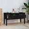 vidaXL - Salontafel - 102x49x55 - cm - massief - grenenhout - zwart