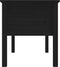 vidaXL - Salontafel - 102x49x55 - cm - massief - grenenhout - zwart