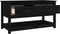 vidaXL - Salontafel - 102x49x55 - cm - massief - grenenhout - zwart