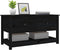 vidaXL - Salontafel - 102x49x55 - cm - massief - grenenhout - zwart