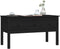vidaXL - Salontafel - 102x49x55 - cm - massief - grenenhout - zwart