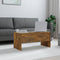 vidaXL - Salontafel - 102x50,5x46,5 - cm - bewerkt - hout - gerookt - eikenkleurig