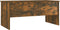 vidaXL - Salontafel - 102x50,5x46,5 - cm - bewerkt - hout - gerookt - eikenkleurig