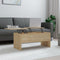 vidaXL - Salontafel - 102x50,5x46,5 - cm - bewerkt - hout - sonoma - eikenkleurig
