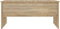 vidaXL - Salontafel - 102x50,5x46,5 - cm - bewerkt - hout - sonoma - eikenkleurig