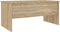 vidaXL - Salontafel - 102x50,5x46,5 - cm - bewerkt - hout - sonoma - eikenkleurig