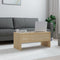 vidaXL - Salontafel - 102x50,5x46,5 - cm - bewerkt - hout - sonoma - eikenkleurig