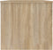 vidaXL - Salontafel - 102x50,5x46,5 - cm - bewerkt - hout - sonoma - eikenkleurig