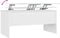 vidaXL - Salontafel - 102x50,5x46,5 - cm - bewerkt - hout - wit