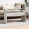 vidaXL - Salontafel - 102x50,5x52,5 - cm - bewerkt - hout - betongrijs