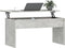 vidaXL - Salontafel - 102x50,5x52,5 - cm - bewerkt - hout - betongrijs