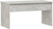 vidaXL - Salontafel - 102x50,5x52,5 - cm - bewerkt - hout - betongrijs