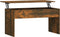 vidaXL - Salontafel - 102x50,5x52,5 - cm - bewerkt - hout - gerookt - eikenkleurig
