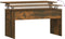 vidaXL - Salontafel - 102x50,5x52,5 - cm - bewerkt - hout - gerookt - eikenkleurig
