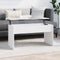 vidaXL - Salontafel - 102x50,5x52,5 - cm - bewerkt - hout - wit