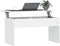 vidaXL - Salontafel - 102x50,5x52,5 - cm - bewerkt - hout - wit