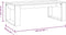 vidaXL - Salontafel - 102x50x35 - cm - bewerkt - hout - betongrijs
