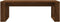 vidaXL - Salontafel - 102x50x35 - cm - bewerkt - hout - bruin - eikenkleur