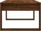 vidaXL - Salontafel - 102x50x35 - cm - bewerkt - hout - bruin - eikenkleur