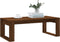 vidaXL - Salontafel - 102x50x35 - cm - bewerkt - hout - bruin - eikenkleur