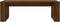 vidaXL - Salontafel - 102x50x35 - cm - bewerkt - hout - bruin - eikenkleur