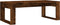 vidaXL - Salontafel - 102x50x35 - cm - bewerkt - hout - gerookt - eikenkleurig