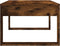 vidaXL - Salontafel - 102x50x35 - cm - bewerkt - hout - gerookt - eikenkleurig