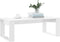 vidaXL - Salontafel - 102x50x35 - cm - bewerkt - hout - hoogglans - wit