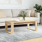 vidaXL - Salontafel - 102x50x35 - cm - bewerkt - hout - sonoma - eikenkleurig