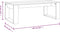 vidaXL - Salontafel - 102x50x35 - cm - bewerkt - hout - wit