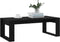 vidaXL - Salontafel - 102x50x35 - cm - bewerkt - hout - zwart
