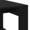 vidaXL - Salontafel - 102x50x35 - cm - bewerkt - hout - zwart