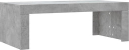 vidaXL - Salontafel - 102x50x36 - cm - bewerkt - hout - betongrijs