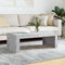 vidaXL - Salontafel - 102x50x36 - cm - bewerkt - hout - betongrijs