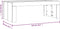 vidaXL - Salontafel - 102x50x36 - cm - bewerkt - hout - betongrijs