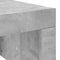 vidaXL - Salontafel - 102x50x36 - cm - bewerkt - hout - betongrijs