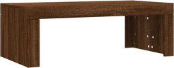 vidaXL - Salontafel - 102x50x36 - cm - bewerkt - hout - bruin - eikenkleur