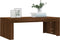 vidaXL - Salontafel - 102x50x36 - cm - bewerkt - hout - bruin - eikenkleur