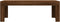 vidaXL - Salontafel - 102x50x36 - cm - bewerkt - hout - bruin - eikenkleur