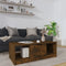 vidaXL - Salontafel - 102x50x36 - cm - bewerkt - hout - gerookt - eikenkleurig